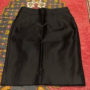 J. Crew black pencil skirt with pockets